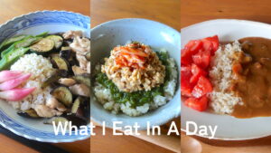 【一日の食事】玄米を食べ続けて８年目のリアルを公開